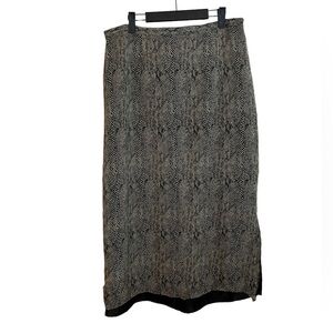 NYC Design Co. Vintage Snakeskin Silk Skirt